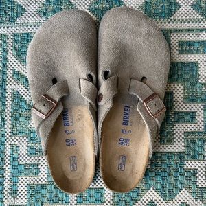 Birkenstock Boston Clog - Taupe